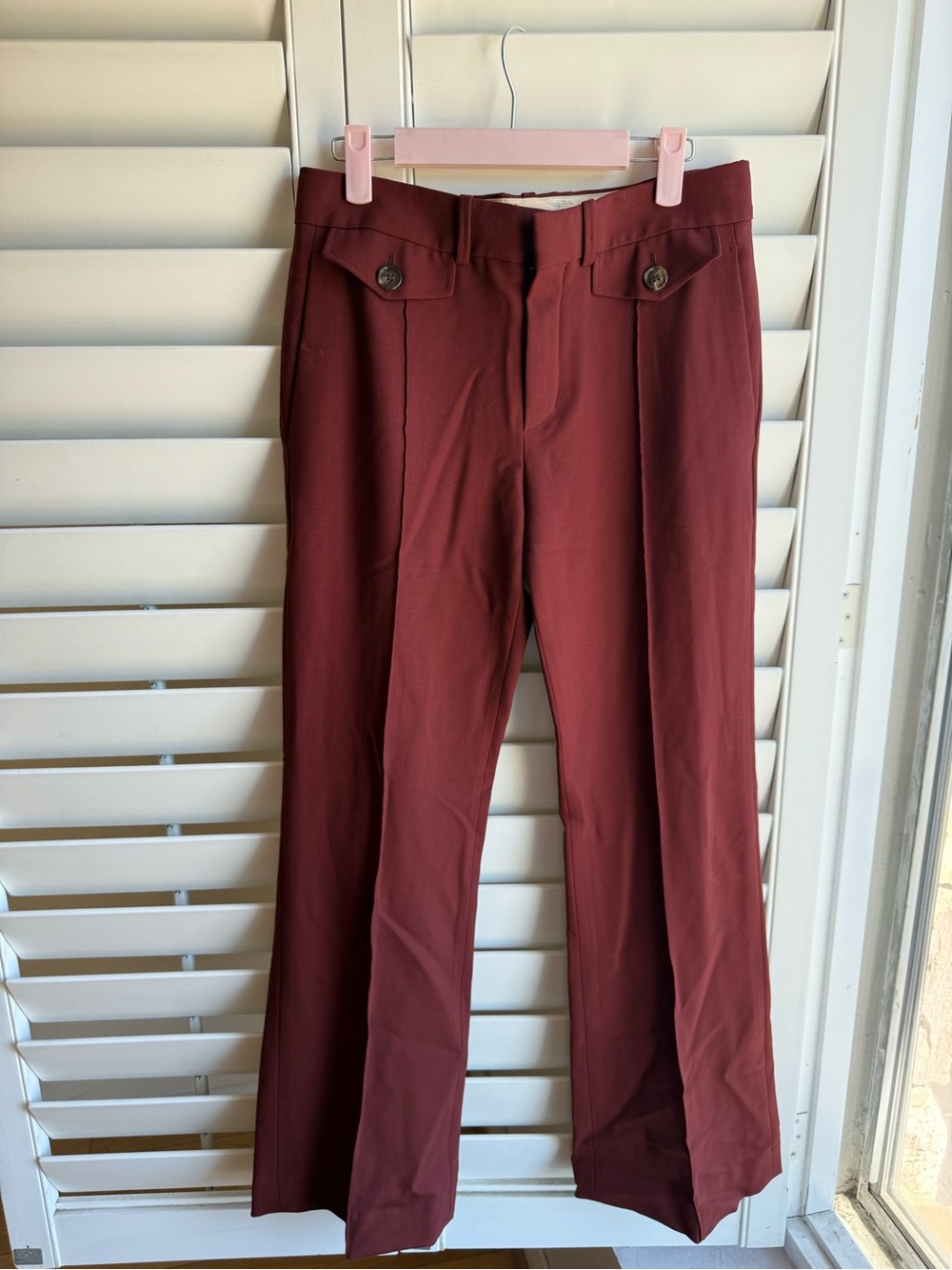 Chloe Burgundy Dress Pants